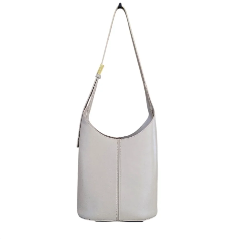 Antik Kraft Beige Faux Leather Hobo Shoulder Bag